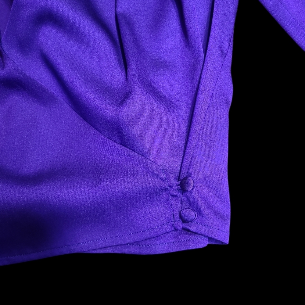 DKNY Women's Royal Blue Blouse - Picture 2 of 3